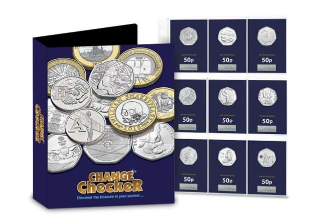 Bedtime Stories UK 50p Collection Beside Change Checker album