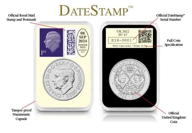 Queen Elizabeth II Memoriam Datestamp Trio Product Page Images (DY) 5