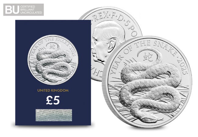 2025 UK Lunar Year of the Snake BU £5