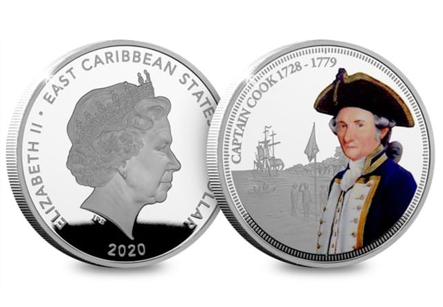 LS East Caribbean States British Explorer Captain Cook Both Sides