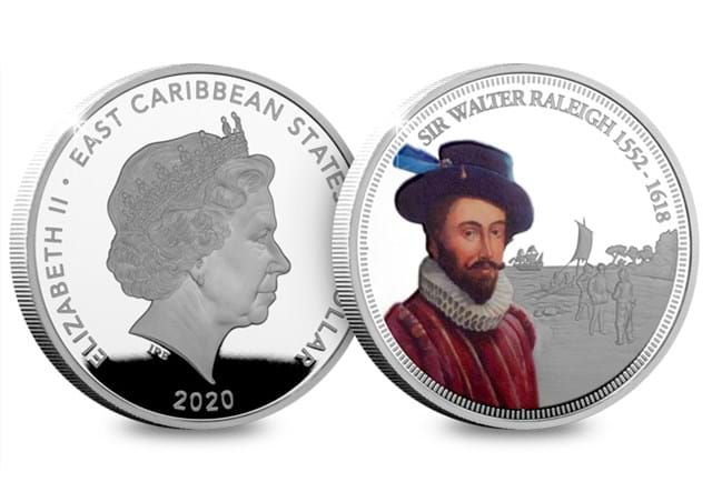 LS East Caribbean States British Explorers Coins Raleigh Both Sides