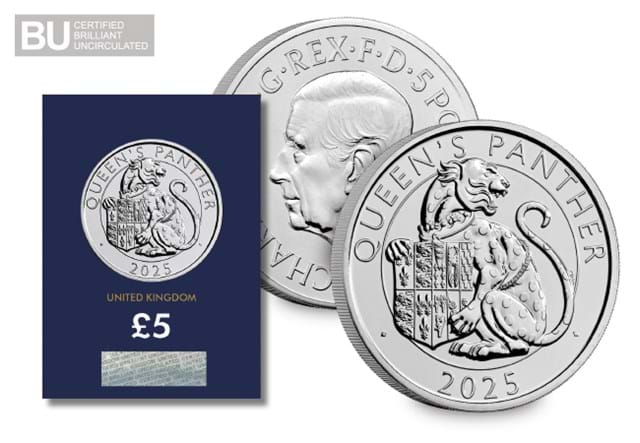 2025 UK The Queen's Panther BU £5 Digital Images (DY) 10