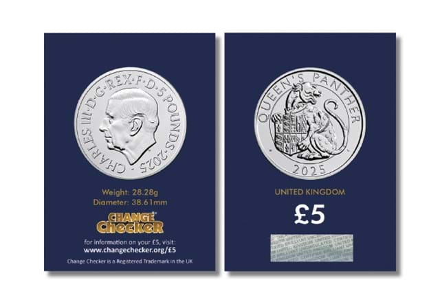 2025 UK The Queen's Panther BU £5 Digital Images (DY) 12