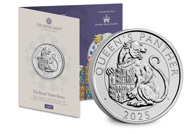 The UK 2025 Queen's Panther BU £5 Pack