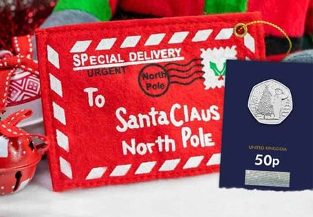 The Royal Mint have released a brand new Snowman 50p. This 50p
has been struck to superior Brilliant Uncirculated quality  and encapsulated in Change Checker packaging, and a Christmas envelope.