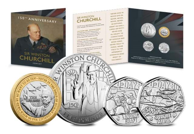 DN 2024 Churchill BU Silver MIXED DENOMINATION Set Product Images 1