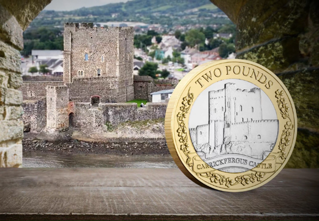 Carrickfergus Castle 2 Pound