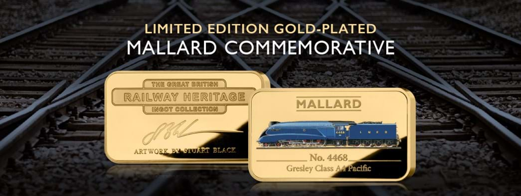 The Mallard 24 Carat Gold-Plated Ingot