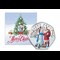 Christmas Snowmen BU COLOUR Single 50P Gift Card 02