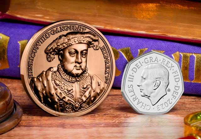 Henry VIII Replica Medal Lifestyle 01