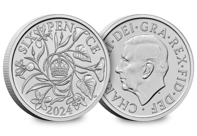 AT UK 2024 Silver Sixpence Images 1