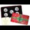 Christmas Snowmen BU Colour 50P Set Tin Open