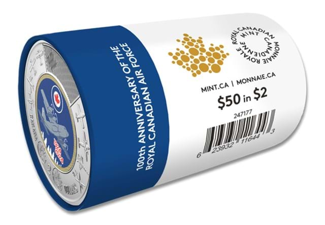 2024 Royal Canadian Air Force $2 Wrap Roll