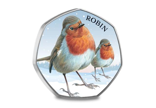 Christmas Robin Medal Rev