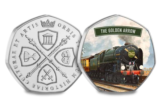 Golden Age Of Steam Collection The Golden Arrow Obv Rev