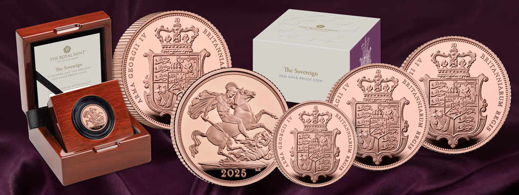 The 2025 UK Gold Sovereign Range