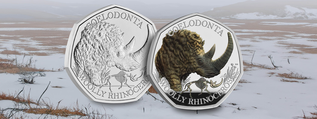 The UK Woolly Rhino 50p Coin Range