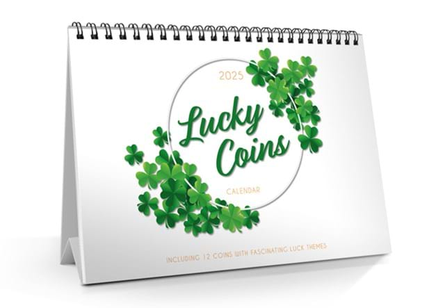 2025 Lucky Coins Calendar front