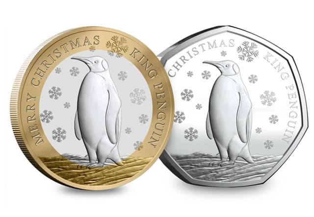 AT Falklands King Penguin 50P And 2 Pound Images V2 9