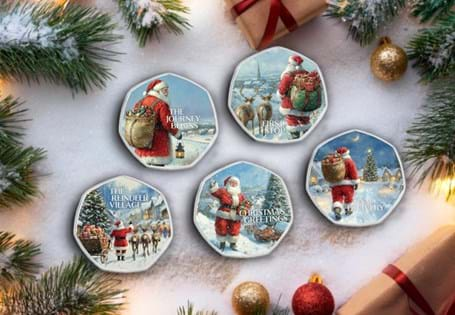 Discover the Santa's Journey Christmas Box Set, a charming festive keepsake. Limited to 2,495 sets. Perfect for collectors or as a unique gift. Order today!