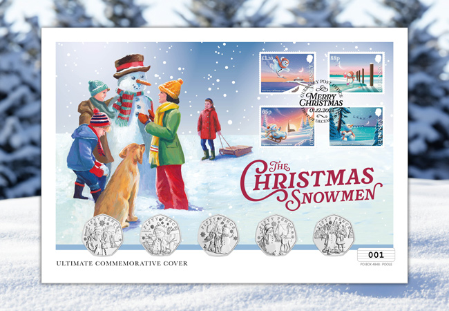 The Christmas Snowmen Ultimate Coin Cover