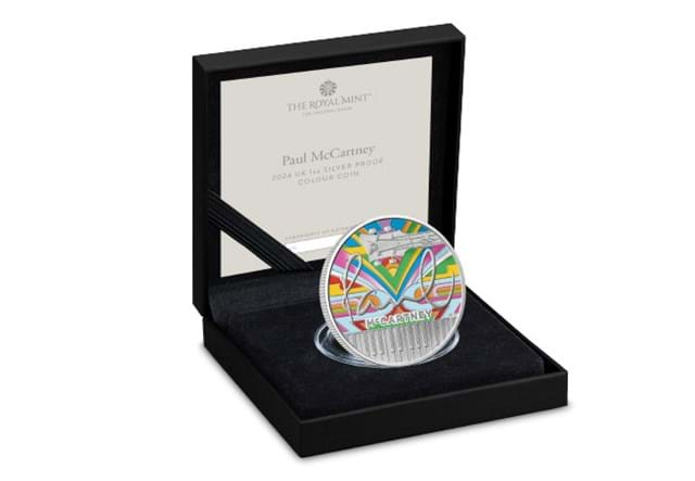 DN 2024 Music Legends Paul Mccartney BU £5 Silver Colour 1Oz Product Images 7