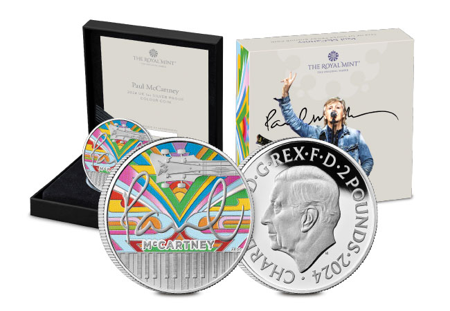 The UK 2024 Paul McCartney Silver Proof 1oz Coin