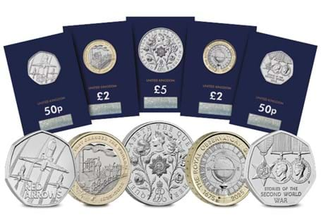 The 2025 Commemorative Coin Pack includes the coins of 2025. The set includes 5 issues.