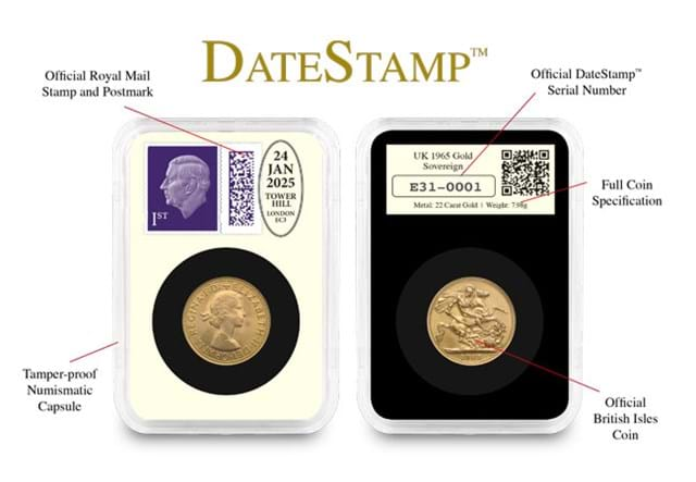 CL Churchill 60Th Anniversary Sovereign Datestamp 2