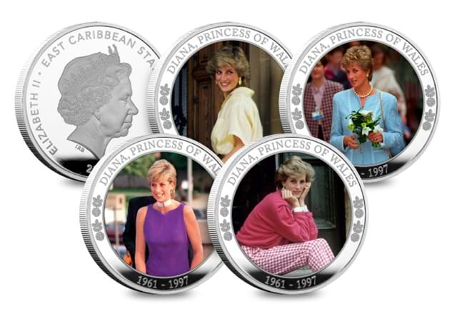 Princess Diana Silver Plated Coin Set Product Page Images (DY) 1