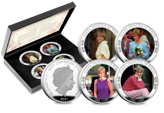 Princess Diana Silver Plated Coin Set Product Page Images (DY) 2