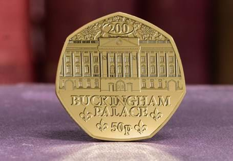 Issued by Jersey to commemorate 200 years since Buckingham House was transformed into the world- famous Buckingham Palace. Featuring 24 carat gold-plating with a BU finish. Just 50,000 worldwide.