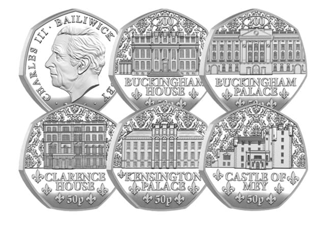 Jersey Royal Residences 50Ps OBV REV Silver