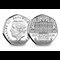 Jersey Royal Residences Silver Buckingham House 50P Obv Rev