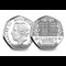 Jersey Royal Residences Silver Clarence House 50P Obv Rev