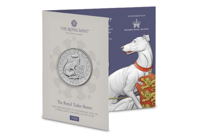 DN 2025 The Royal Tudor Beasts The Greyhound Of Richmond £5 Product Images 2