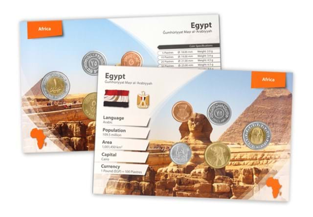 Egypt Coin Pack Front And Back