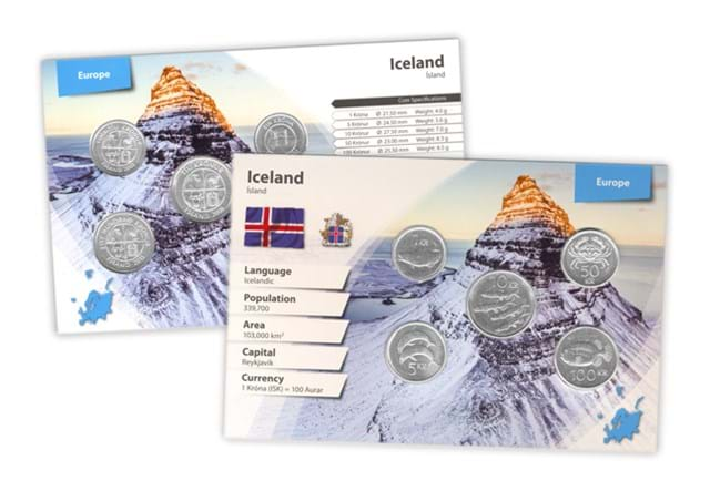 Iceland Coin Pack Front And Back