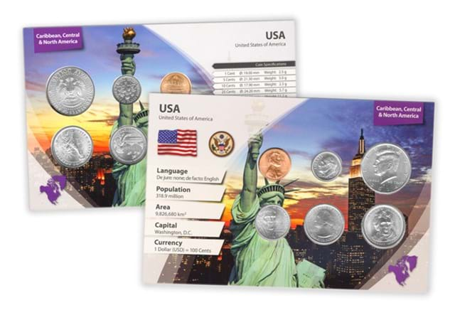 USA Coin Pack Front And Back