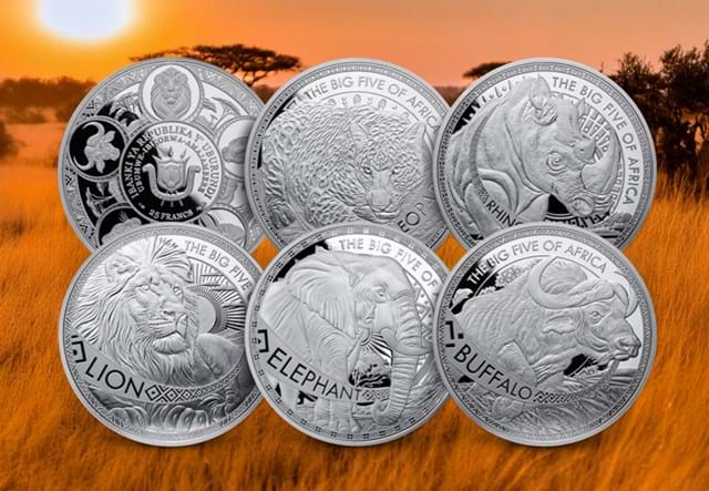 AT Big Five Of Africa Coins Images 2